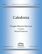 Caledonia SATB choral sheet music cover